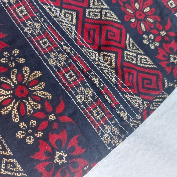 Geometric patterned cotton tunic - Picture 7 of 7